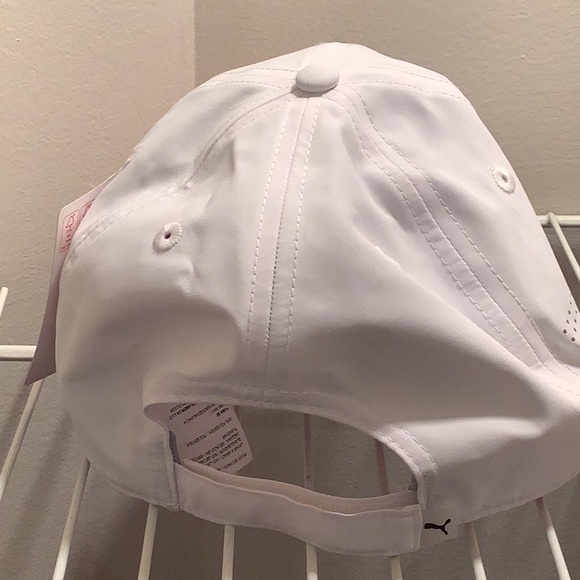 Puma Unisex White Ball Cap - Picture 3 of 5